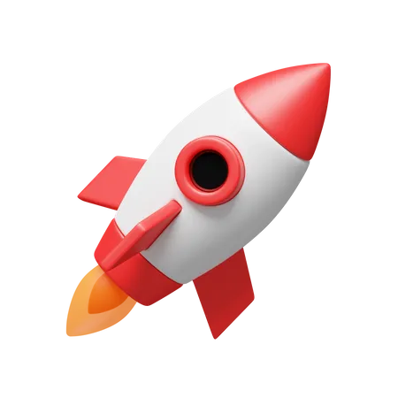 Rocket  3D Icon