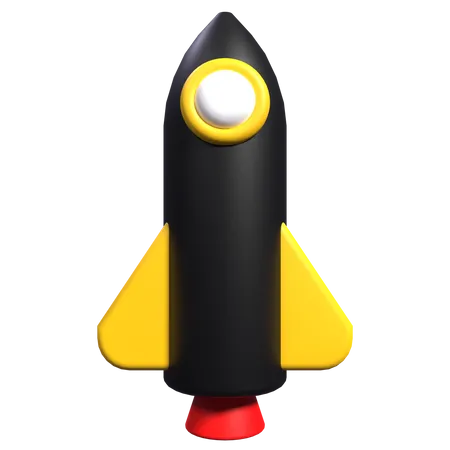 Rocket  3D Icon