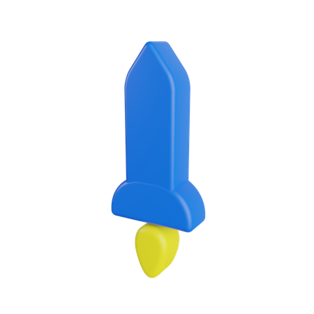 Rocket  3D Icon