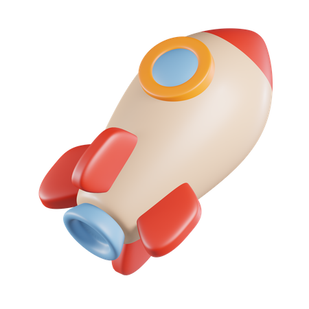 Rocket  3D Icon