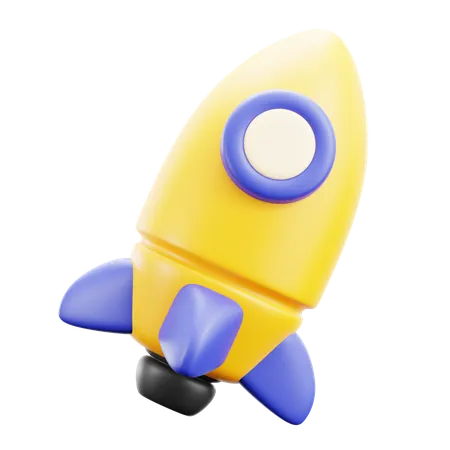 Rocket  3D Icon