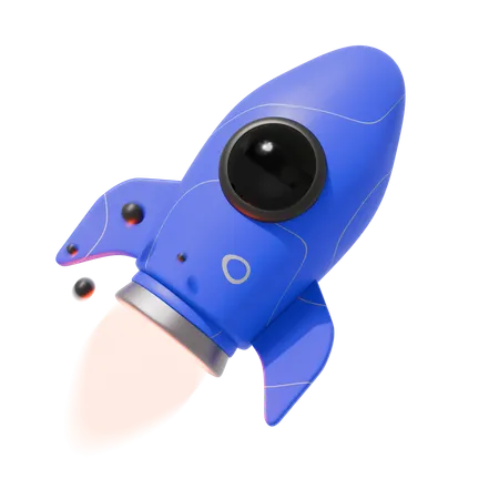 Rocket  3D Icon