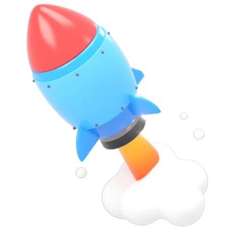 Rocket  3D Icon