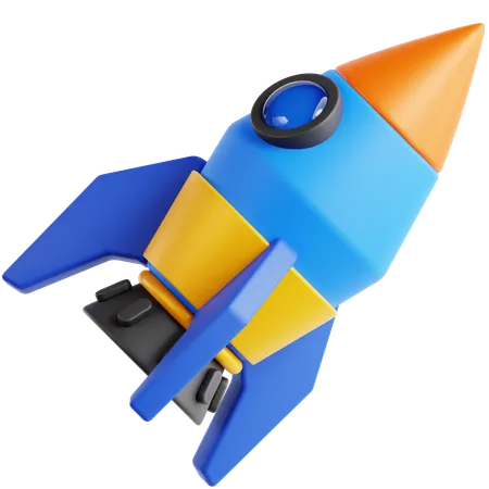 Rocket  3D Icon