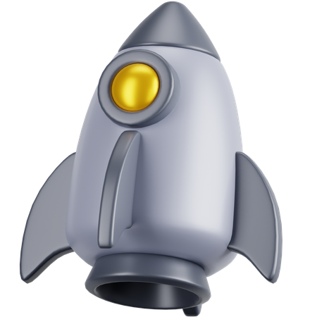 Rocket  3D Icon