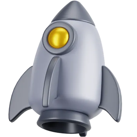 Rocket  3D Icon