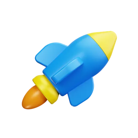 Rocket  3D Icon