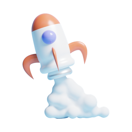 Rocket  3D Icon