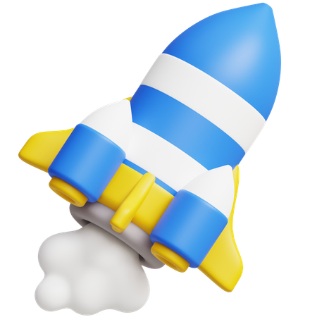 Rocket  3D Icon