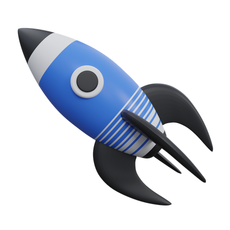 Rocket  3D Icon