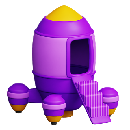 Rocket  3D Icon