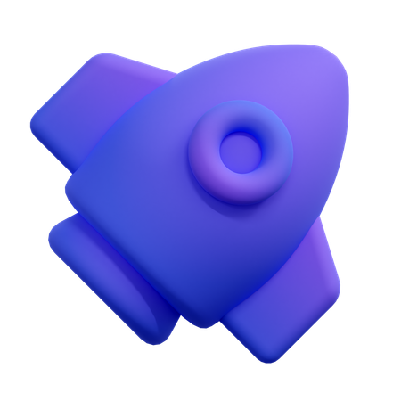Rocket  3D Icon
