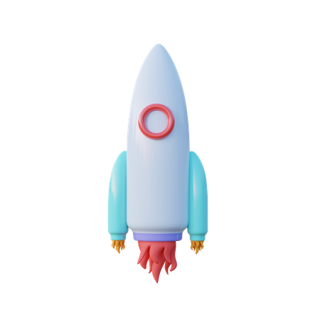 Rocket  3D Icon