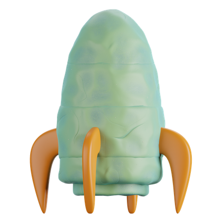 Rocket  3D Icon