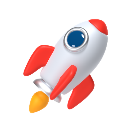 Rocket  3D Icon