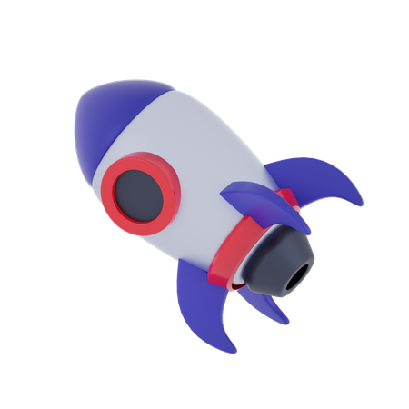 Rocket  3D Icon