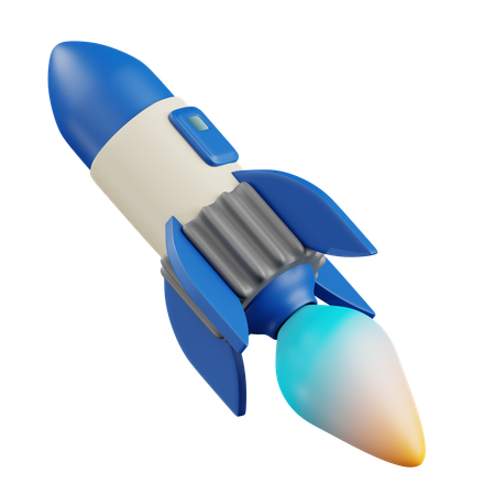 Rocket  3D Icon