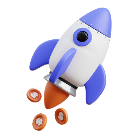 Rocket  3D Icon