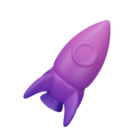 Rocket  3D Illustration