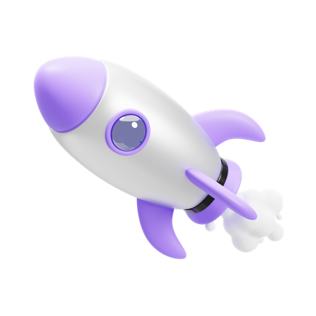 Rocket  3D Illustration