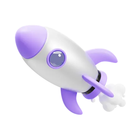 Rocket  3D Illustration