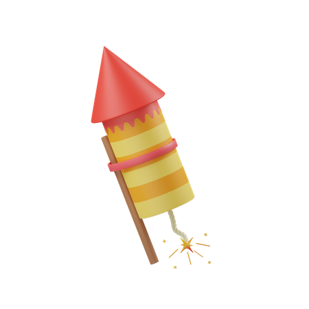 Rocket  3D Illustration