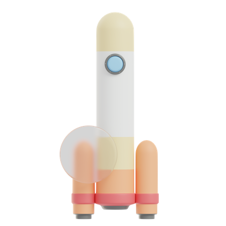 Rocket  3D Illustration