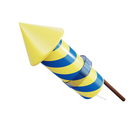 Rocket  3D Illustration