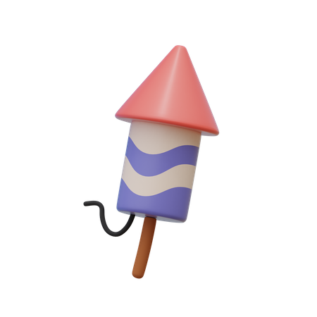 Rocket  3D Illustration