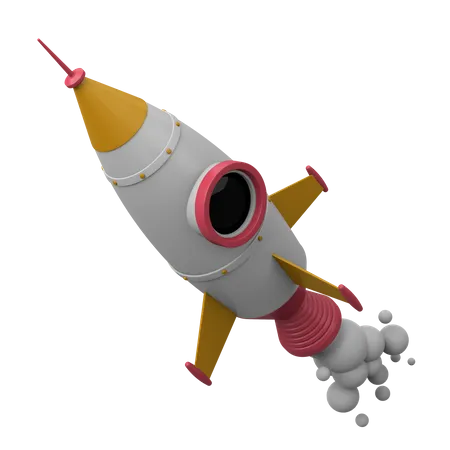 Rocket  3D Illustration