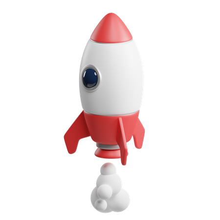 Rocket  3D Illustration