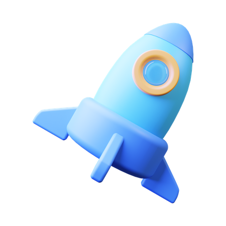 Rocket  3D Illustration