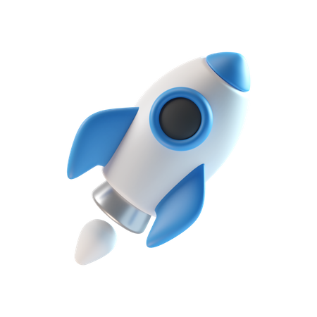 Rocket  3D Illustration