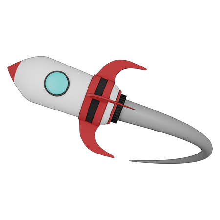 Rocket  3D Illustration