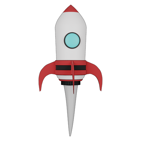 Rocket  3D Illustration