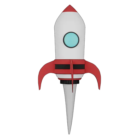 Rocket  3D Illustration