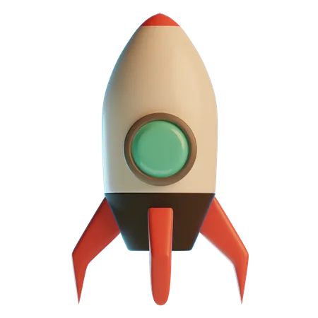 Rocket  3D Illustration