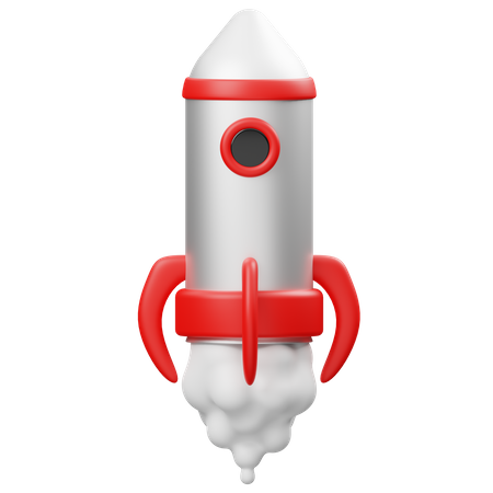 Rocket  3D Illustration