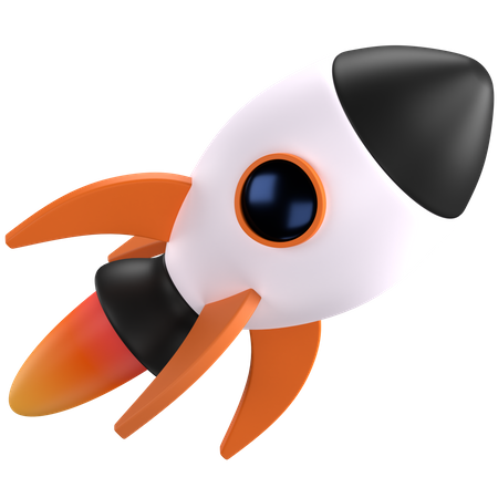 Rocket  3D Illustration