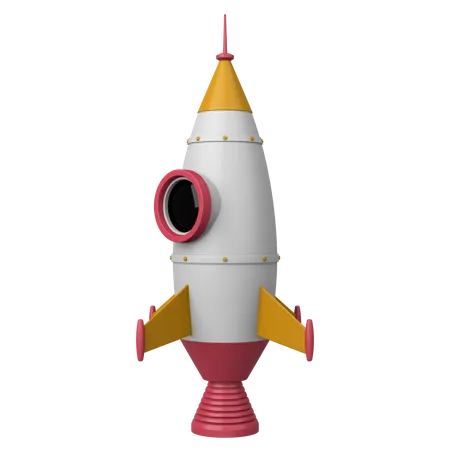 Rocket  3D Illustration