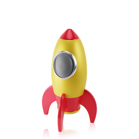 Rocket  3D Illustration