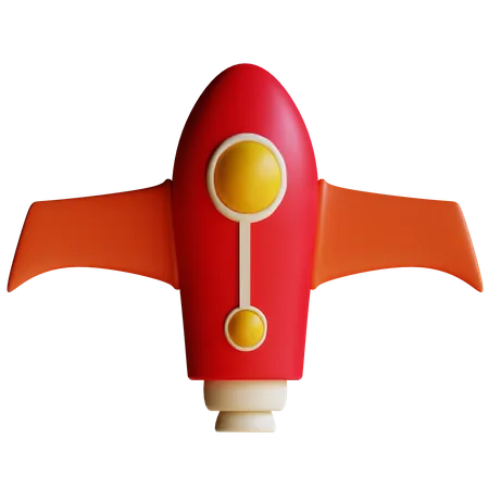 Rocket  3D Illustration