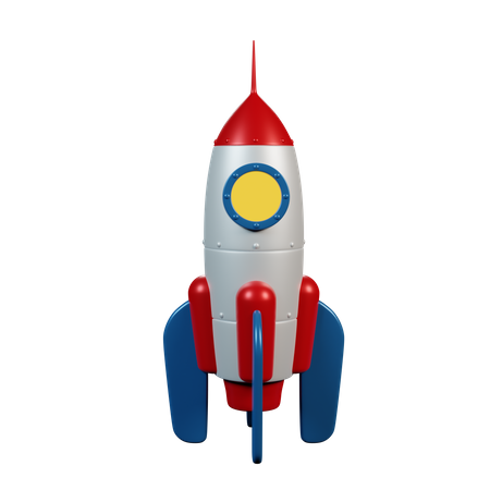 Rocket  3D Illustration