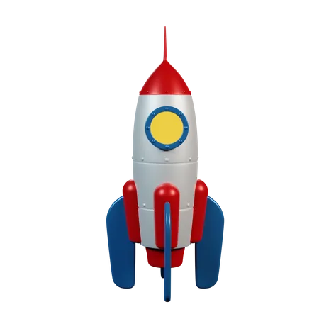 Rocket  3D Illustration