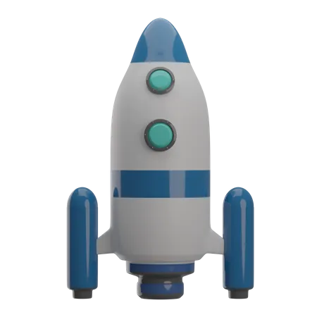 Rocket  3D Illustration