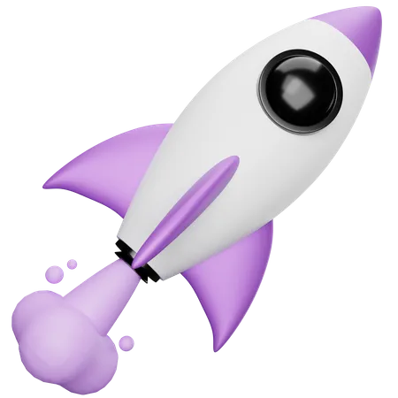 Rocket  3D Illustration