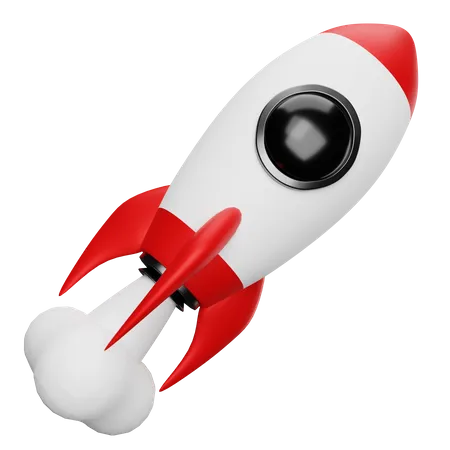 Rocket  3D Illustration