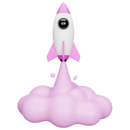 Rocket  3D Illustration