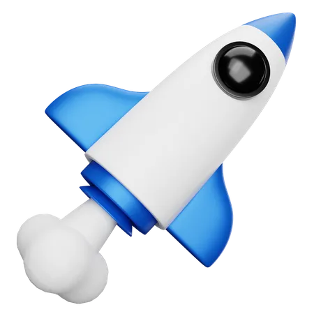 Rocket  3D Illustration