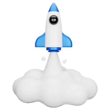 Rocket  3D Illustration